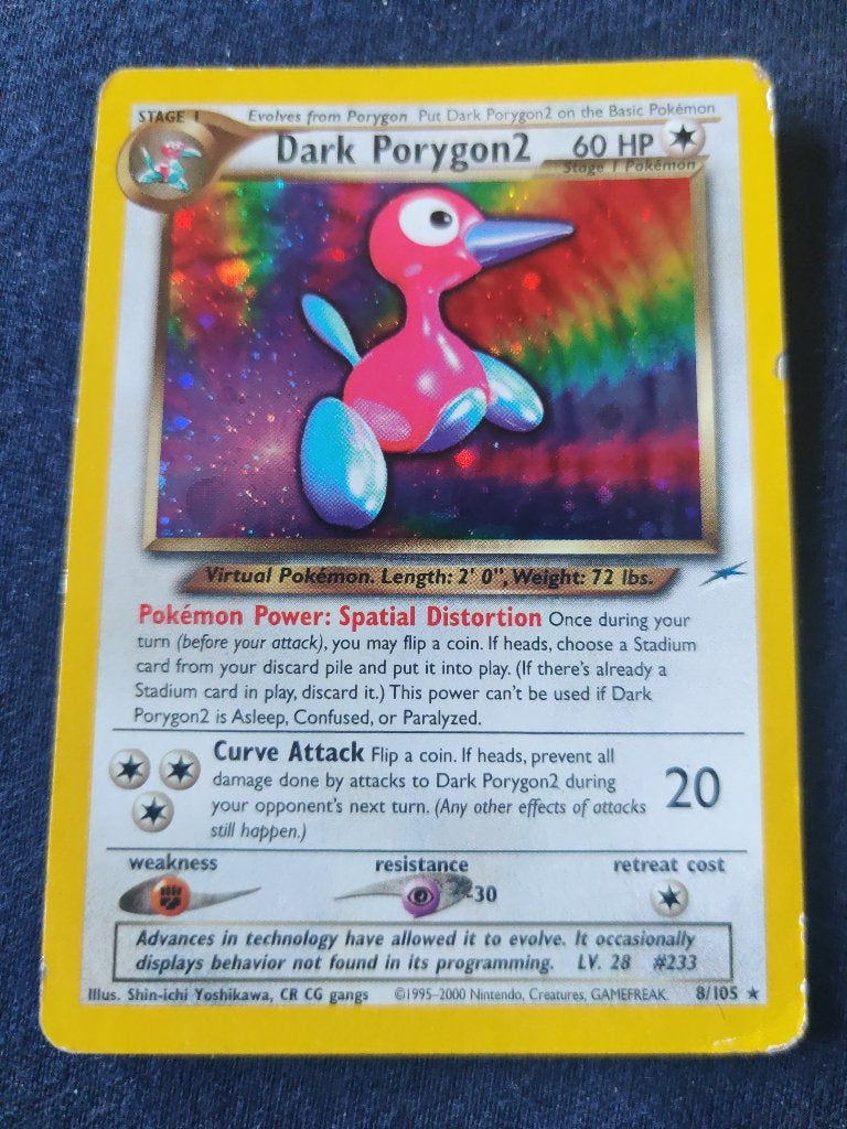 Dark Porygon2 Holo - Neo Destiny 8/105 - Excellent, Ophalen of Verzenden, Nieuw