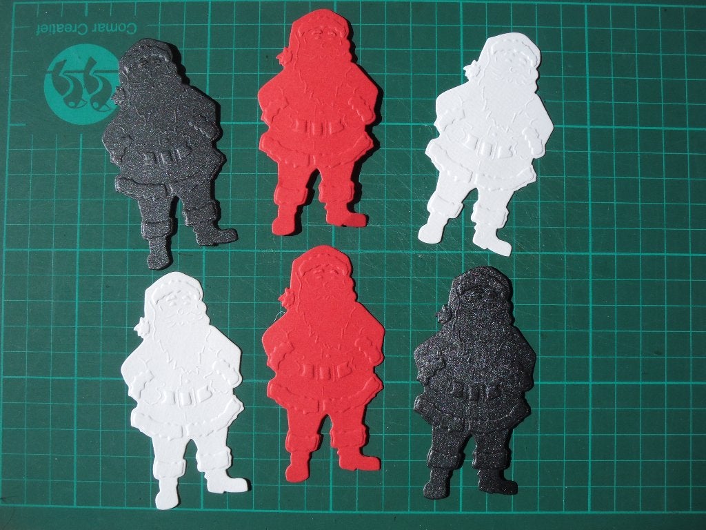 set van 6 stansjes Kerst mannen, Ophalen of Verzenden, Nieuw, Kerst, Overige typen