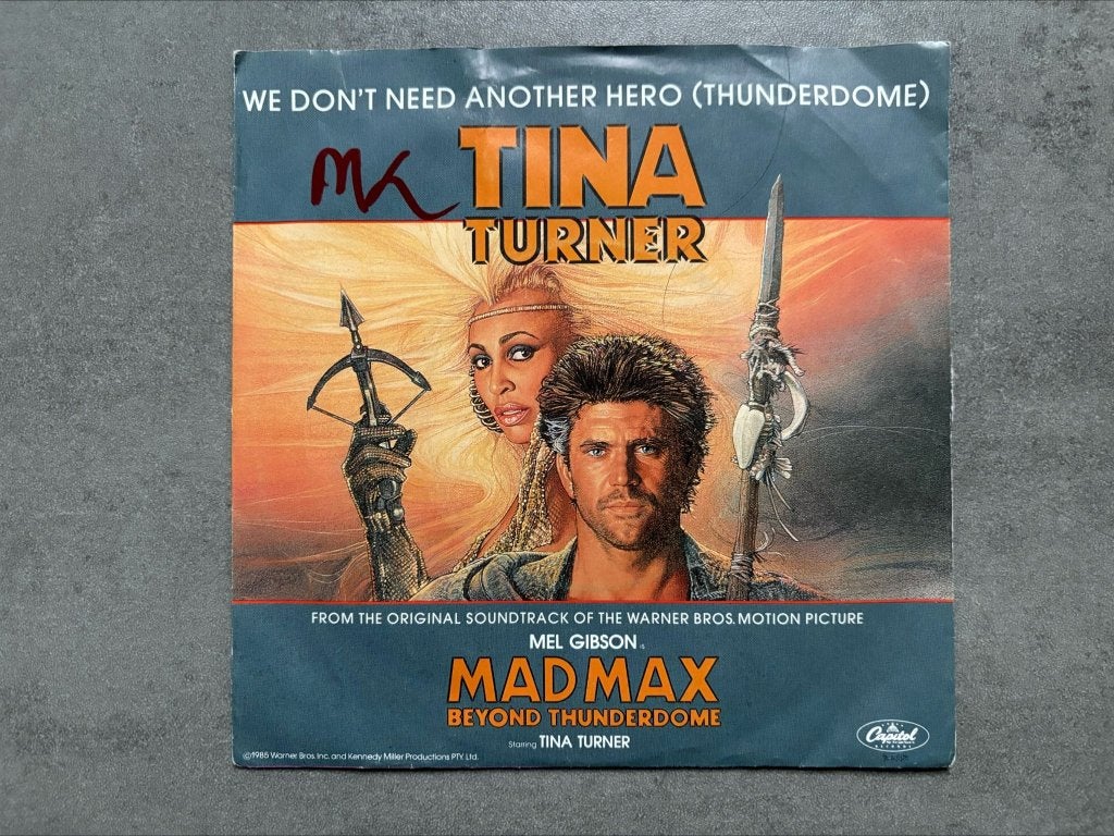Tina Turner - We Don't Need Another Hero ( Mad Max) 7" Vinyl, Ophalen of Verzenden, Gebruikt, 7 inch, Pop