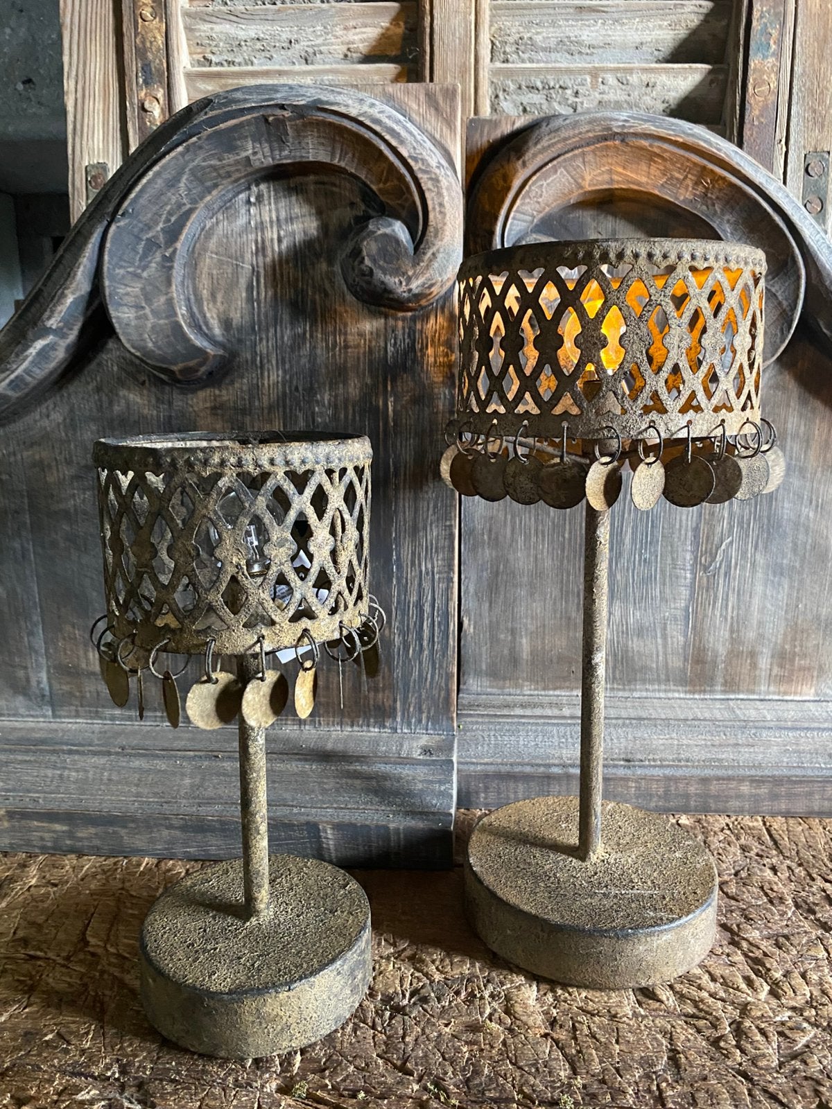 Landelijke sobere ledlamp L, Verzenden, Nieuw, Landelijk, Metaal