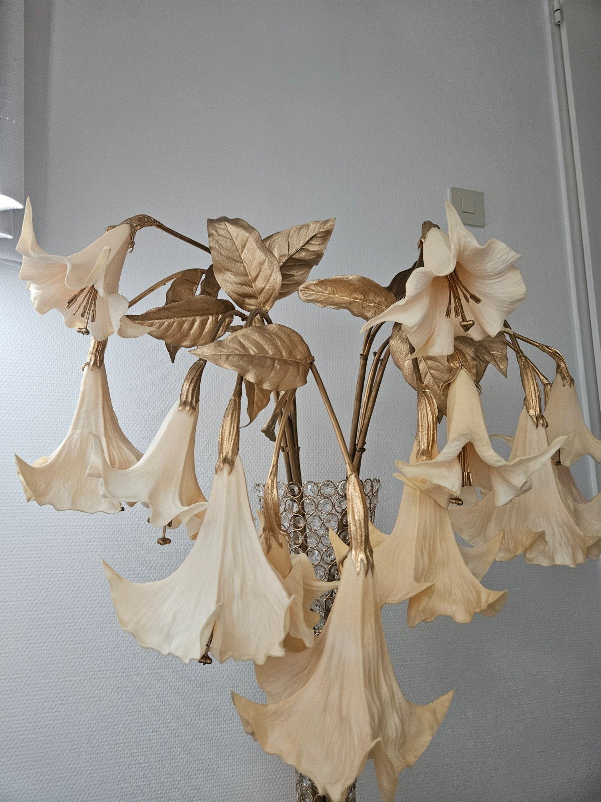Kelken beige met goud, Ophalen of Verzenden