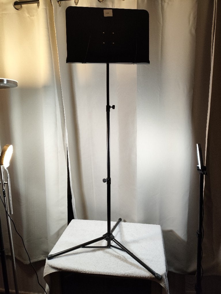 Dirigent/orkest metalen standaard  klein inklapbaar Nieuw, Ophalen of Verzenden, Nieuw, Muziekstandaard, Overige instrumenten