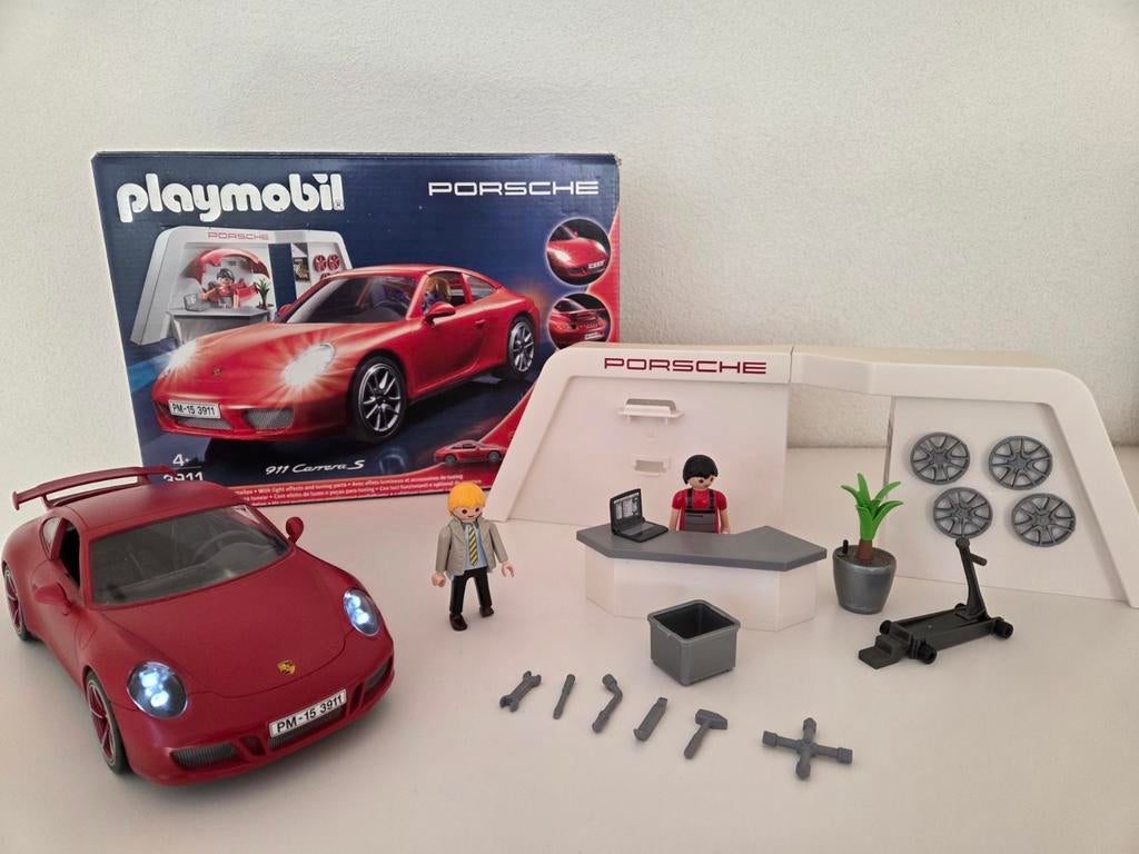 Playmobil porsche 911 (3911), Ophalen of Verzenden, Zo goed als nieuw, Complete set