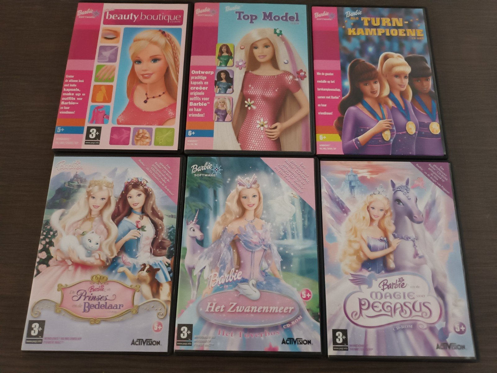 cd rom spellen Barbie, 1 speler, Ophalen of Verzenden, Zo goed als nieuw, Vanaf 3 jaar