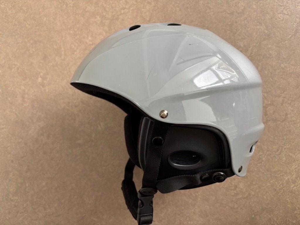 Grijze skihelm / snowboardhelm - SST - Maat S/M, Overige merken, 140 tot 160 cm, Overige typen, Ophalen of Verzenden