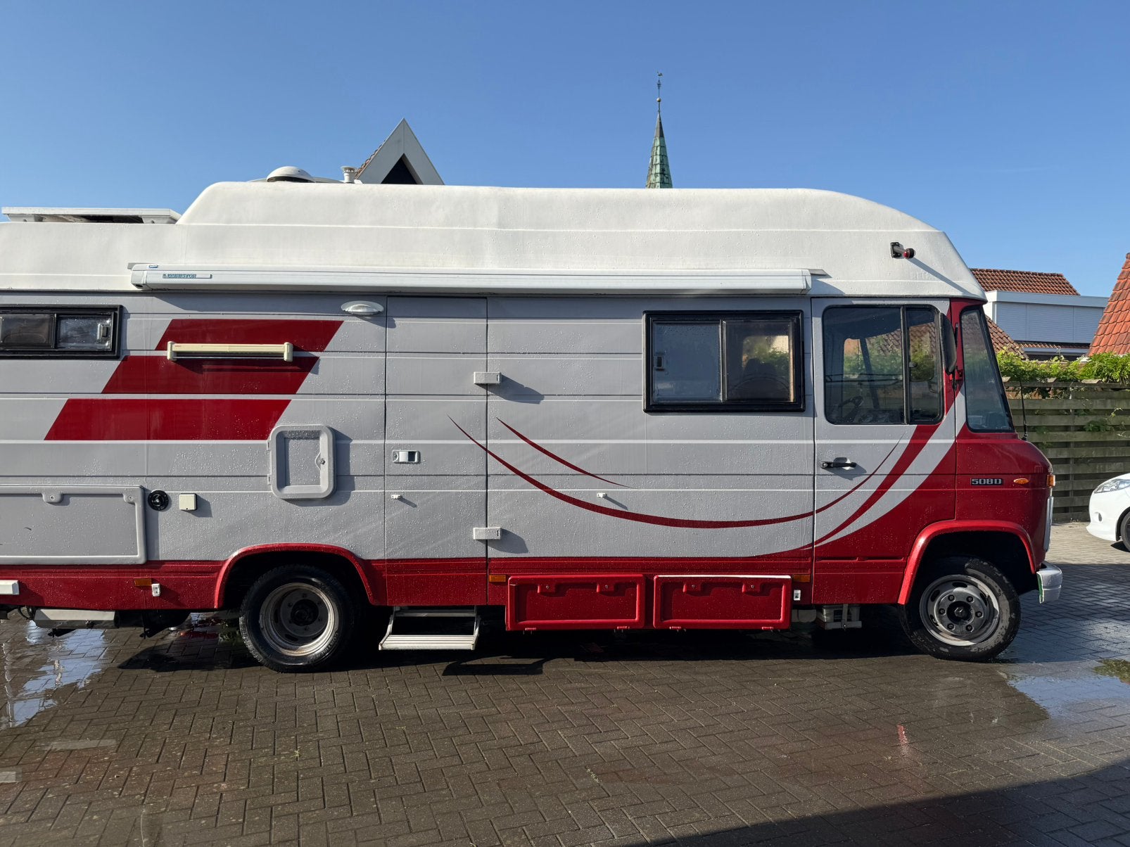 Mercedes 508 dubbellucht camper, Particulier, Buscamper of Camperbus, Mercedes-Benz
