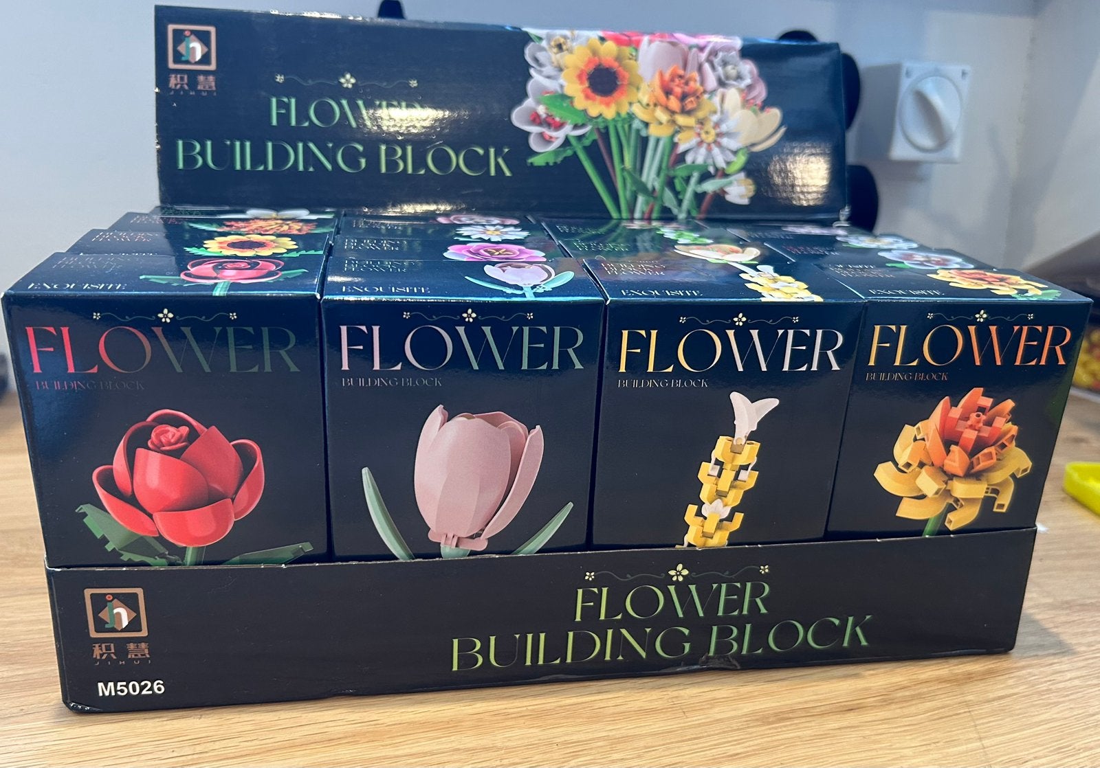 Bloemen bouwpakket, Kinderen en Baby's, Speelgoed | Duplo en Lego, Compleet, Overige thema's, Nieuw, Ophalen of Verzenden