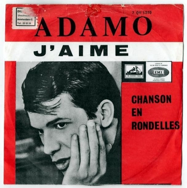 Adamo: J' Aime., Ophalen of Verzenden, Gebruikt, Pop