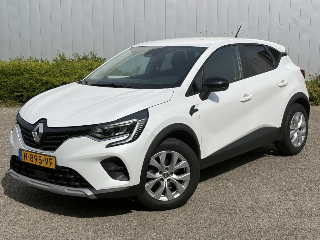 Renault Captur 1.0 TCe Zen | keyless | navi | cruise | carpl, Auto's, Renault, Gebruikt, Euro 6, LED verlichting, Wit