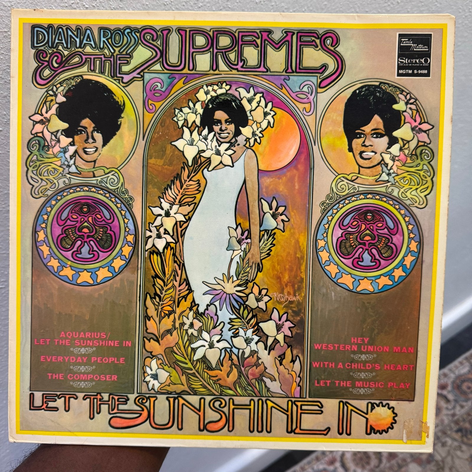 Diana Ross & The Supremes - Let The Sunshine In LP, LP, Gebruikt, Pop, Originele persing