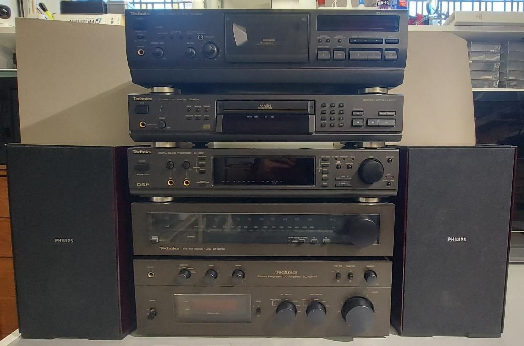 technics stereo set, Gebruikt, Cd-speler, Losse componenten, Ophalen