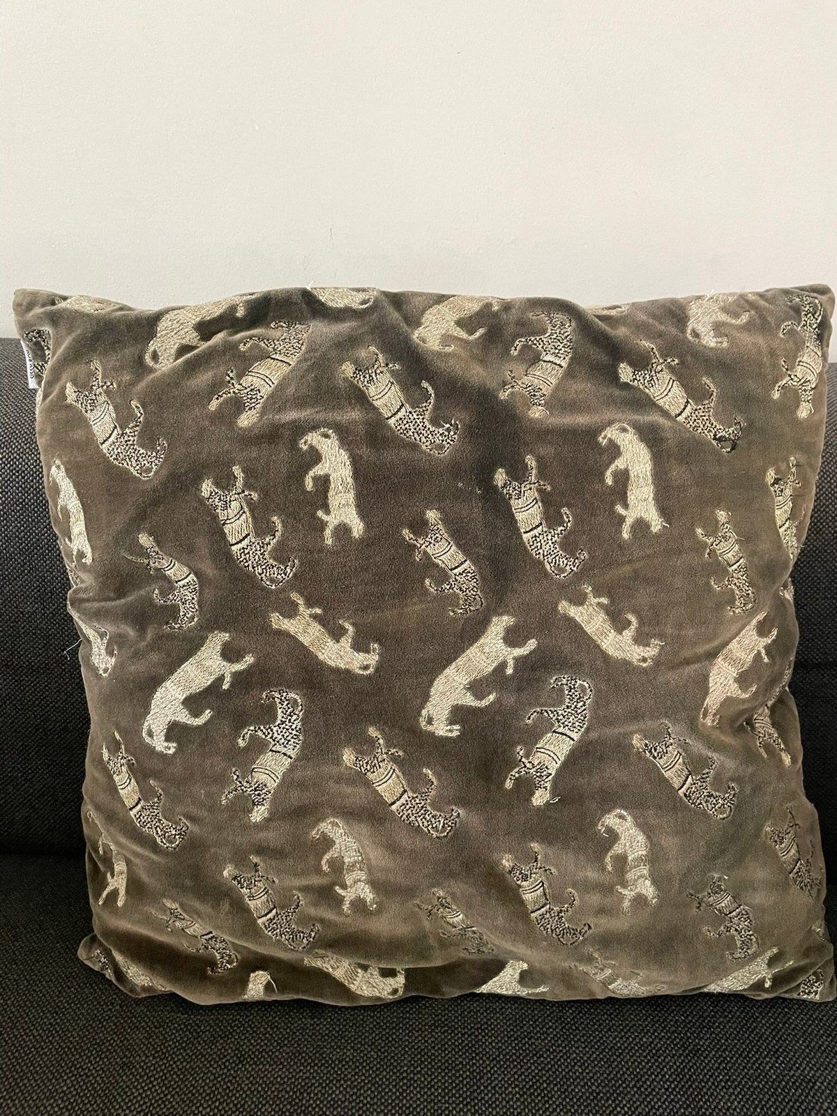 Sissy Boy kussen 50x50 cm jungleprint, Ophalen of Verzenden, Zo goed als nieuw, Vierkant