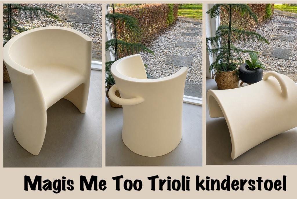 Magis Me Too Trioli kinderstoel creme zgan !, Ophalen of Verzenden, Zo goed als nieuw, Meegroeistoel