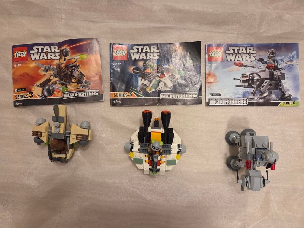 LEGO Star Wars Microfighters sets met minifiguren, Compleet, Gebruikt, Star Wars, Lego