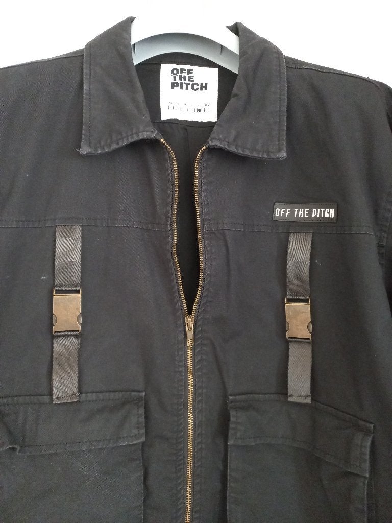 z.g.a.n. Off The Pitch bomber jack maat XL, Zwart, Maat 56/58 (XL), Ophalen of Verzenden, Zo goed als nieuw