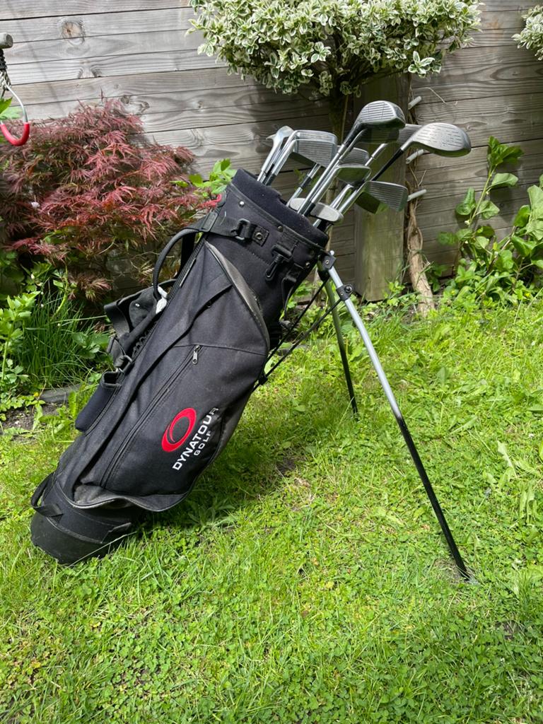 Dynatour Golfset met Stalen Clubs - Perfect voor 182cm, Sport en Fitness, Golf, Ophalen of Verzenden, Gebruikt, Set, Overige merken