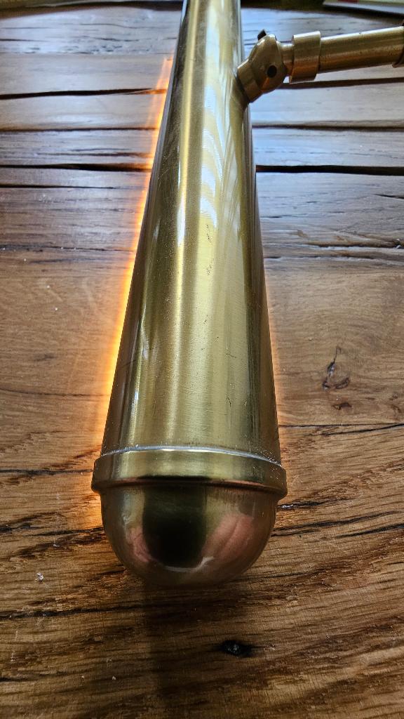 Schilderijlamp messing, Ophalen