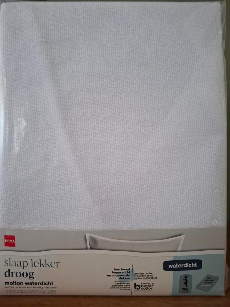 Hema Molton Hoeslaken Stretch 90x200cm Waterdicht, Kinderen en Baby's, Kinderkamer | Beddengoed, Ophalen of Verzenden