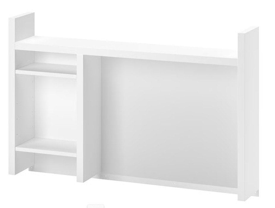 ikea MICKE Opbouwdeel hoog, wit, 105x65 cm, Ophalen, Overige typen, Opzetstuk, Gebruikt