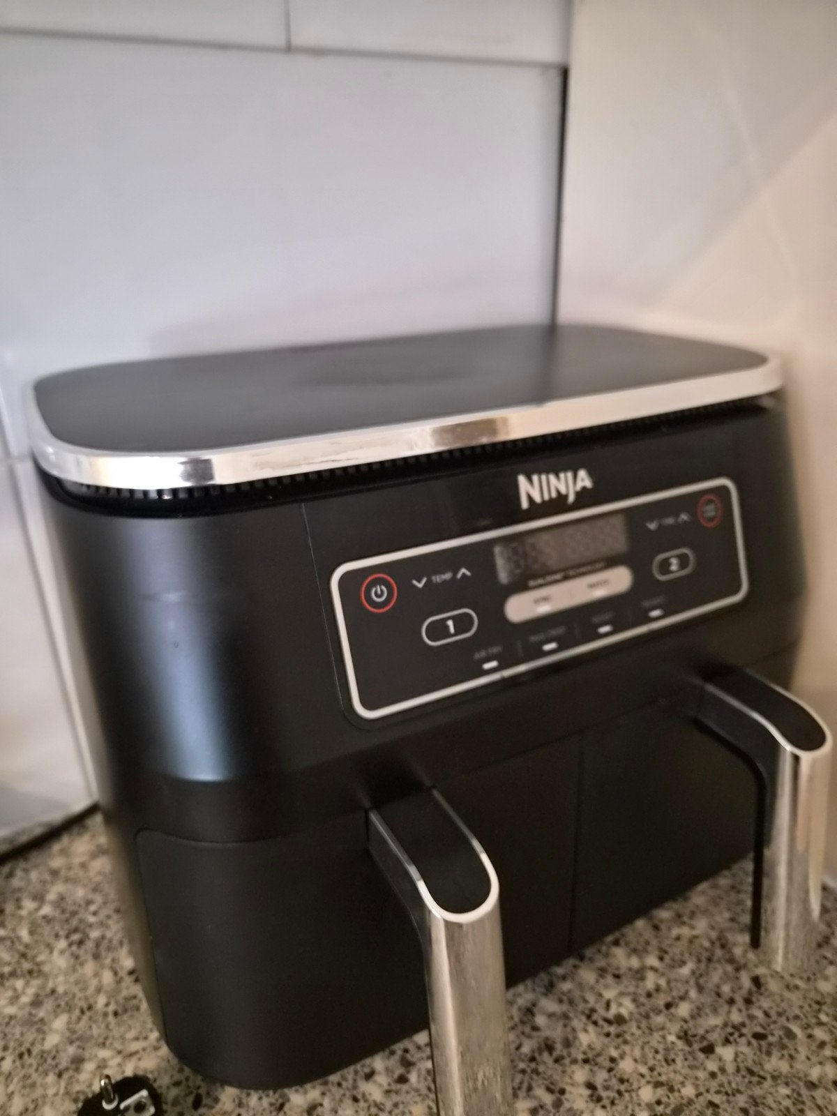 Ninja Foodi Dual Zone Airfryer AF200EU - Zo goed als nieuw, Witgoed en Apparatuur, Ophalen, Zo goed als nieuw, Airfryer XXL, 1500 gram of meer
