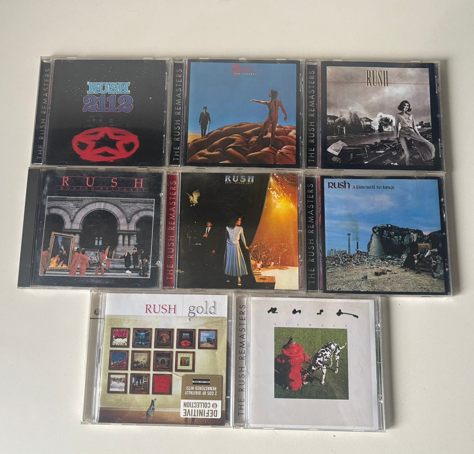 Collectie Rush cd’s, Cd's en Dvd's, Cd's | Rock, Gebruikt, Progressive, Verzenden