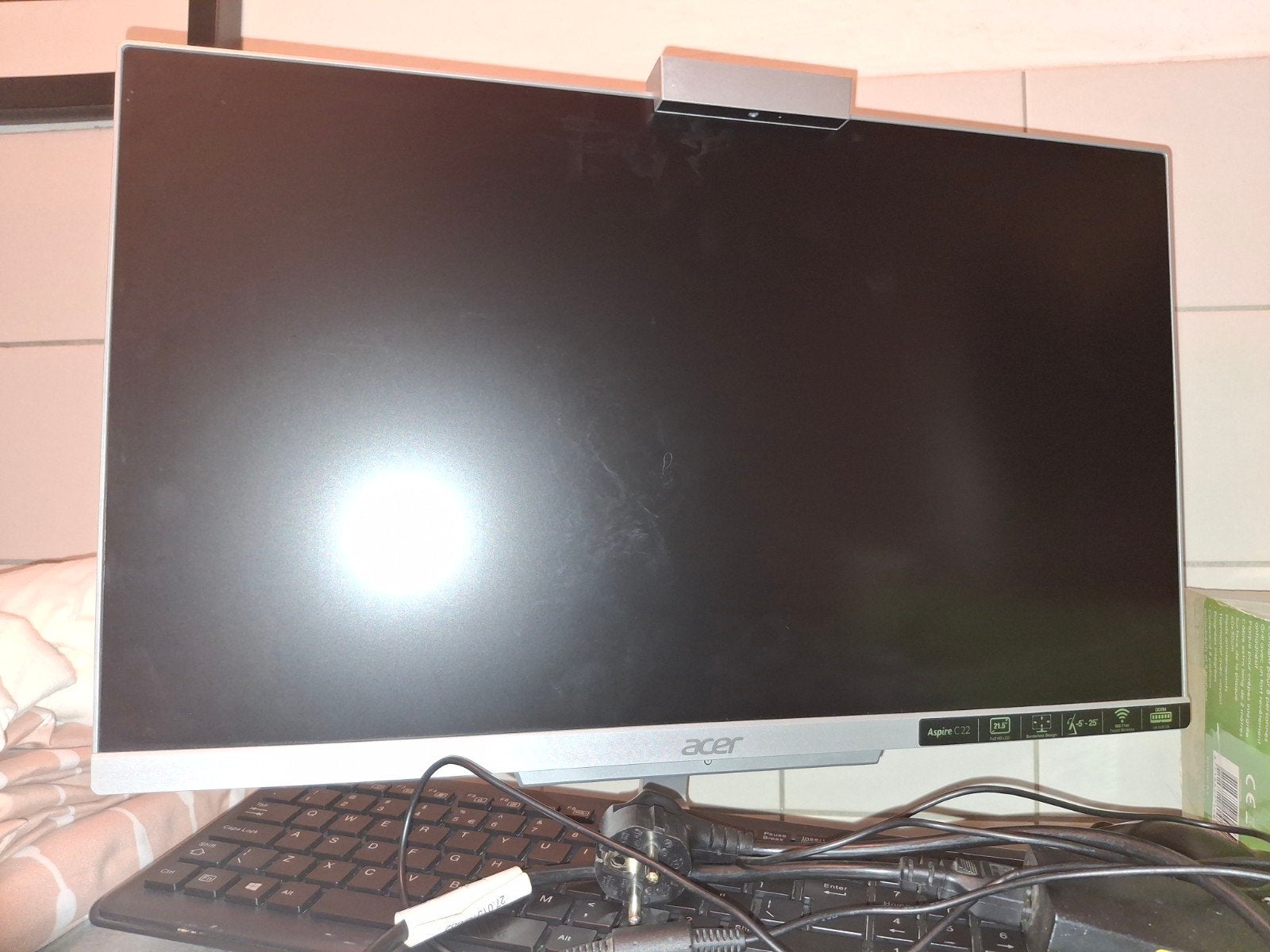 Acer Aspire C22-320 All-in-One PC met muis en toetsenbord, Computers en Software, Ophalen, Gebruikt, Minder dan 4 GB, Met monitor