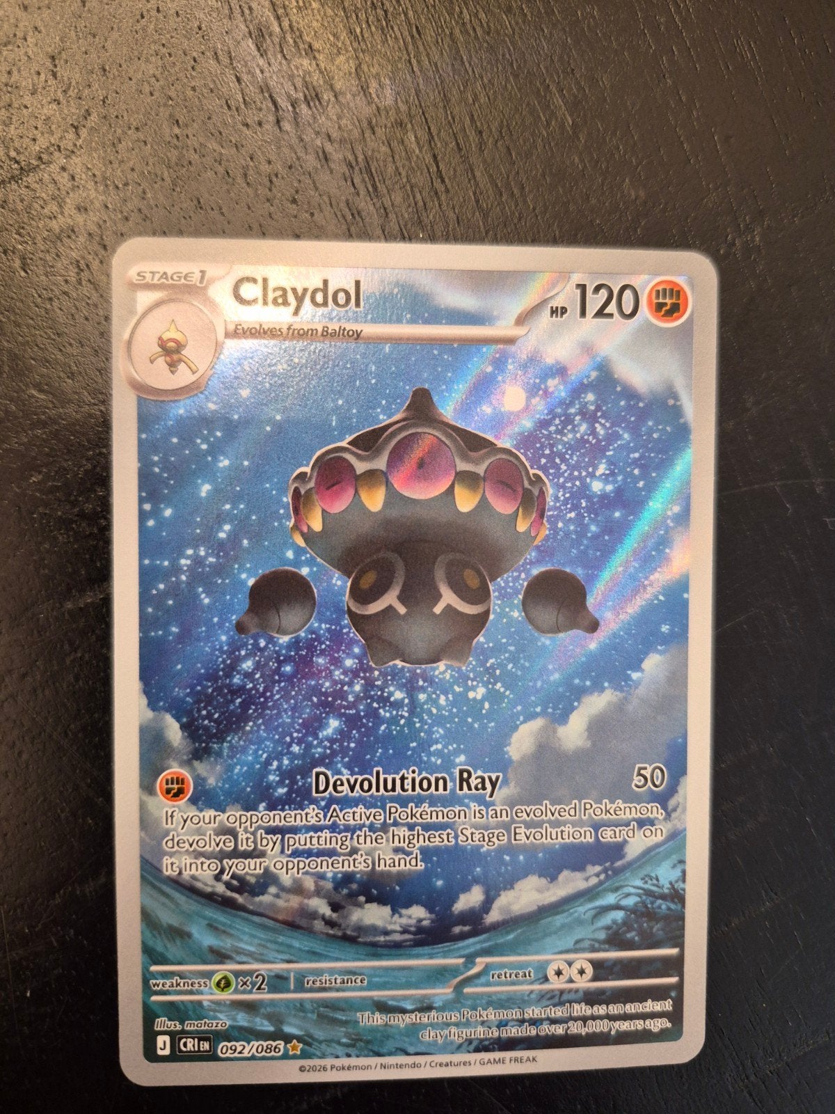 Pokemon kaart claydol 092 / 086, Ophalen of Verzenden