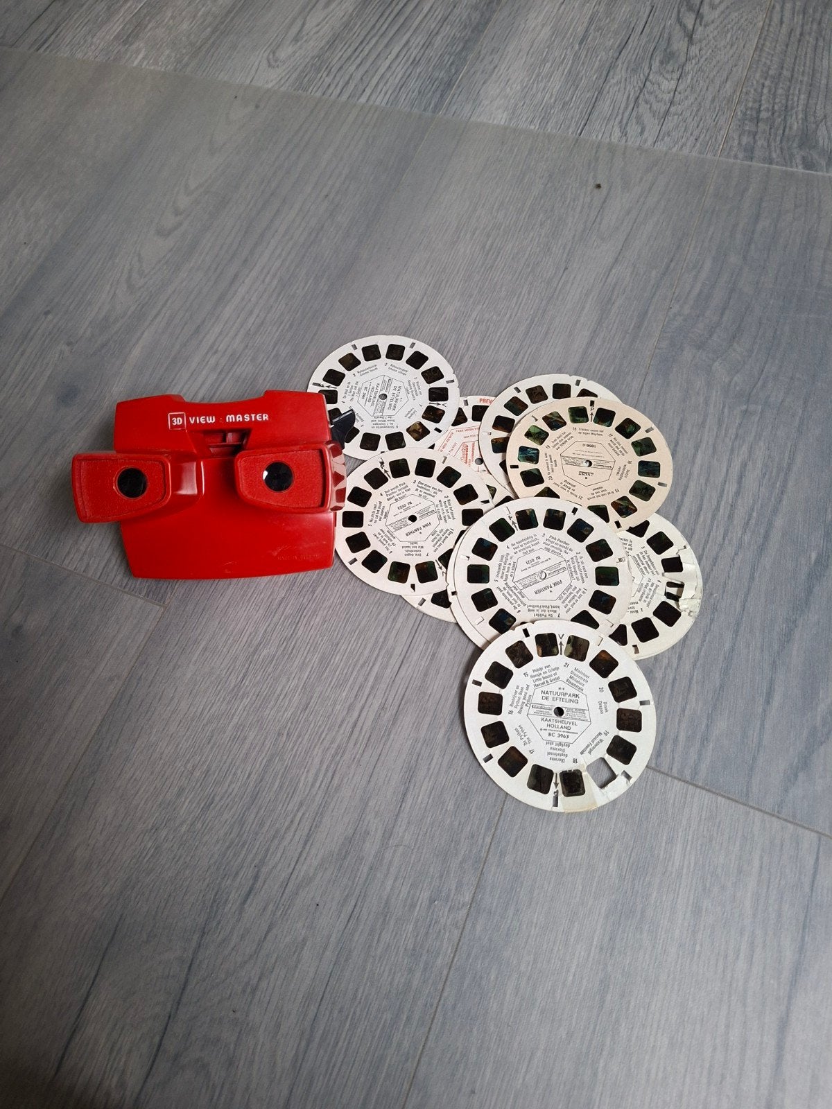 Vintage View-Master met diverse schijven, Verzamelen, Ophalen of Verzenden, Gebruikt