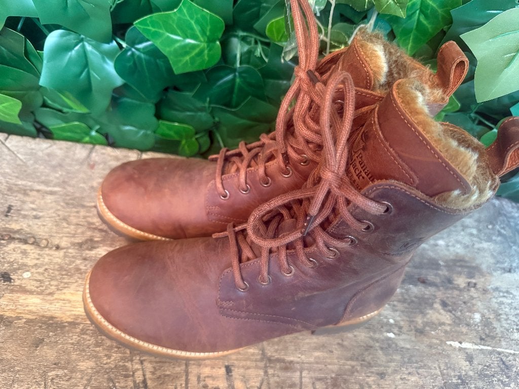 Nieuwe gevoerde veter boots van Panama Jack maat 38, Bruin, Lage of Enkellaarzen, Nieuw, Ophalen of Verzenden