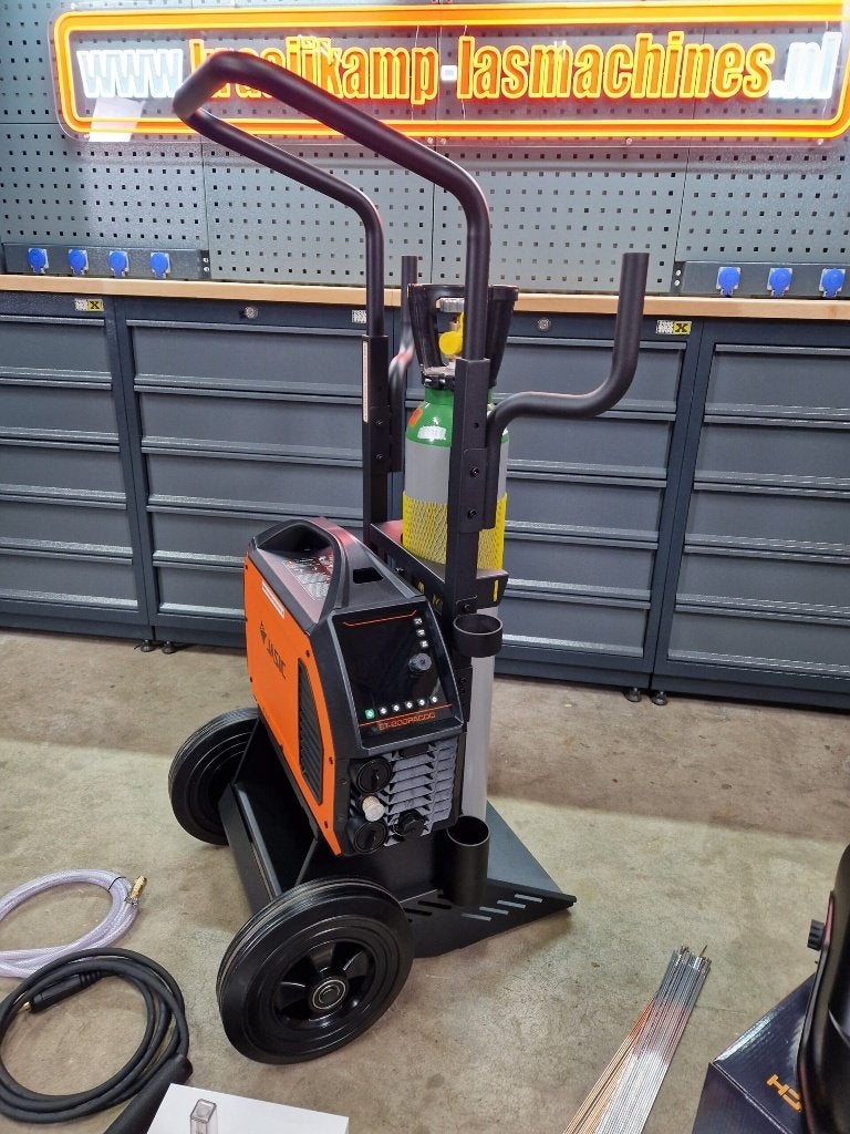 Compleet pakket! Jasic EVO20 TIG200P AC/DC PFC PULSE 230v, Ophalen of Verzenden, Nieuw, 150 tot 250 ampère, Tig