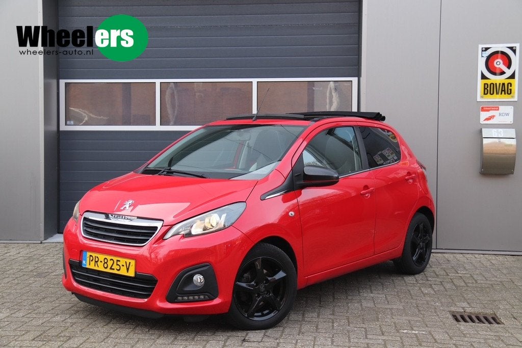 Peugeot 108 1.0 e-VTi Active TOP! Cabriotop (bj 2017), Voorwielaandrijving, Stof, Gebruikt, 4 stoelen