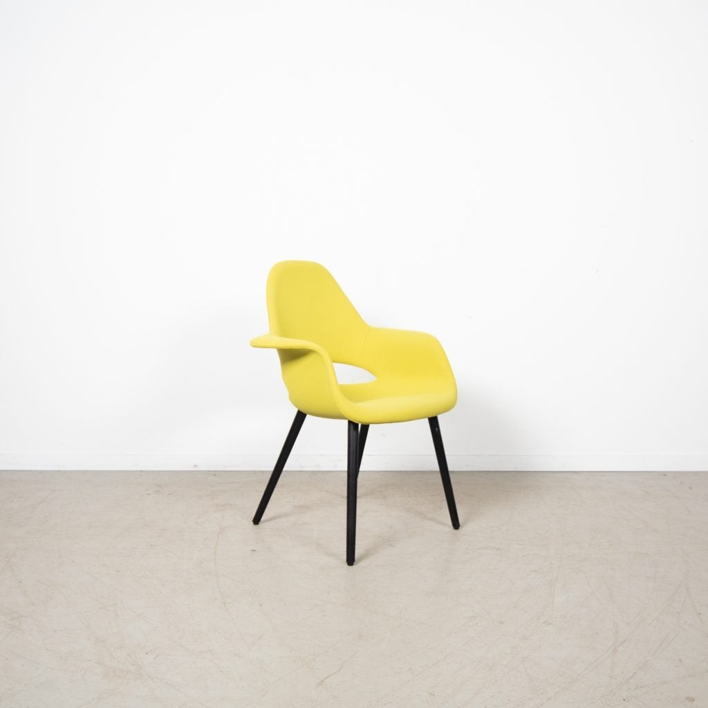 Vitra Organic Conference Stoel Geel Stof - Zwart, Niet ingevuld, Nieuw, Niet ingevuld, Niet ingevuld