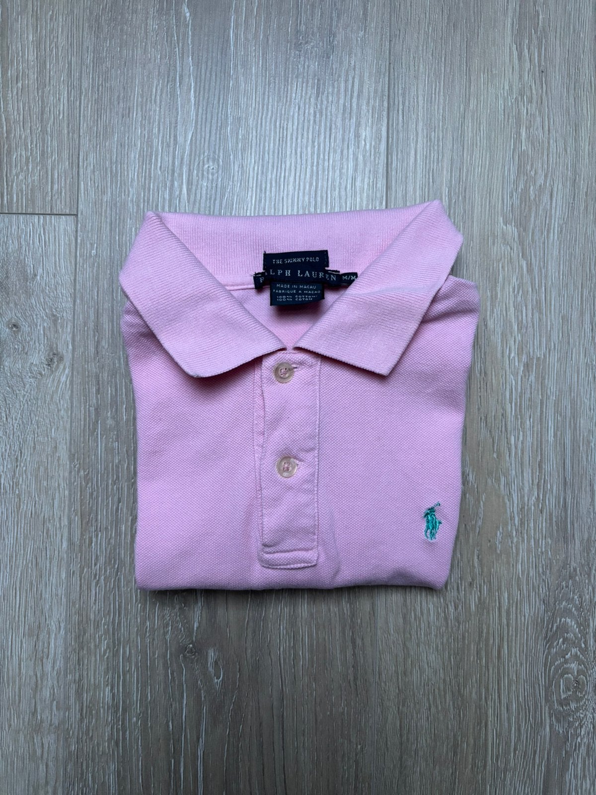 Ralph Lauren polo roze RL115 maat M, Ophalen of Verzenden, Zo goed als nieuw, Maat 48/50 (M), Roze