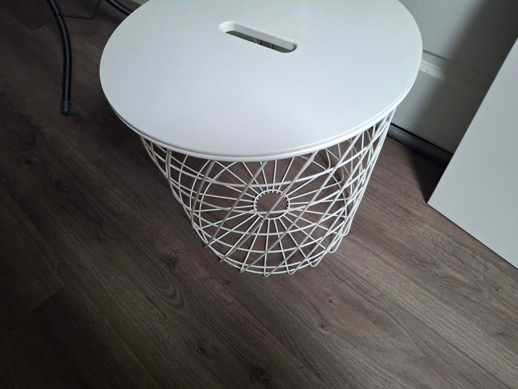 Ikea Kvistbro Bijzettafel/Draadmand  44cm, Huis en Inrichting, Ophalen, Minder dan 45 cm, Minder dan 55 cm, Metaal of Aluminium