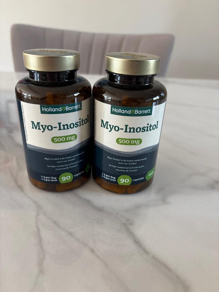 Myo-Inositol 2x 500mg, Ophalen of Verzenden, Nieuw