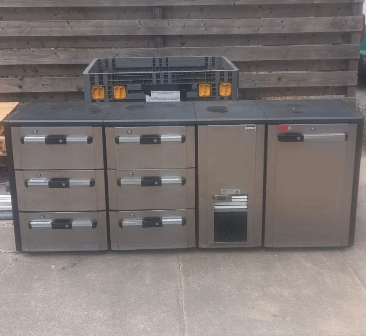Gamko Euroline Flexbar EU/MU38E, 200 liter of meer, 60 cm of meer, Zonder vriesvak, Gebruikt