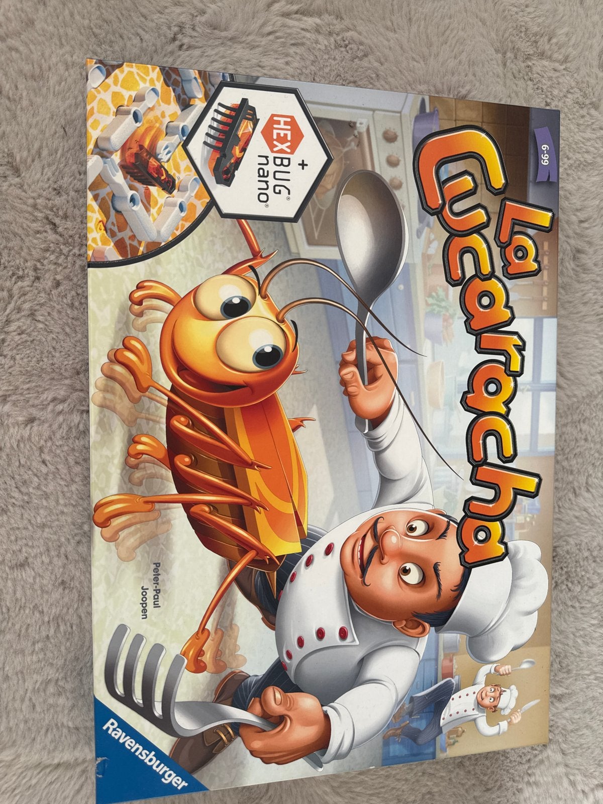 La Cucaracha bordspel + HEXBUG nano - Ravensburger, Drie of vier spelers, Ophalen of Verzenden, Zo goed als nieuw