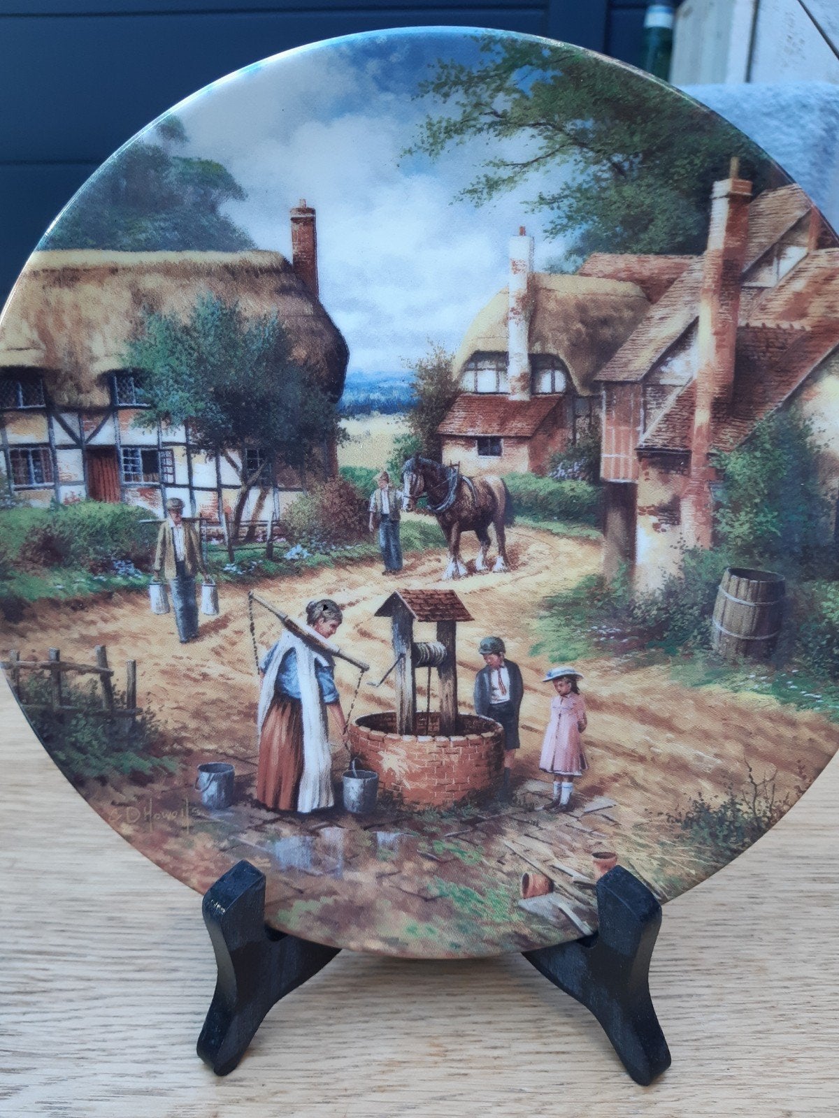 Bradford Exchange 'Fetching the Water' sierbord, Ophalen of Verzenden