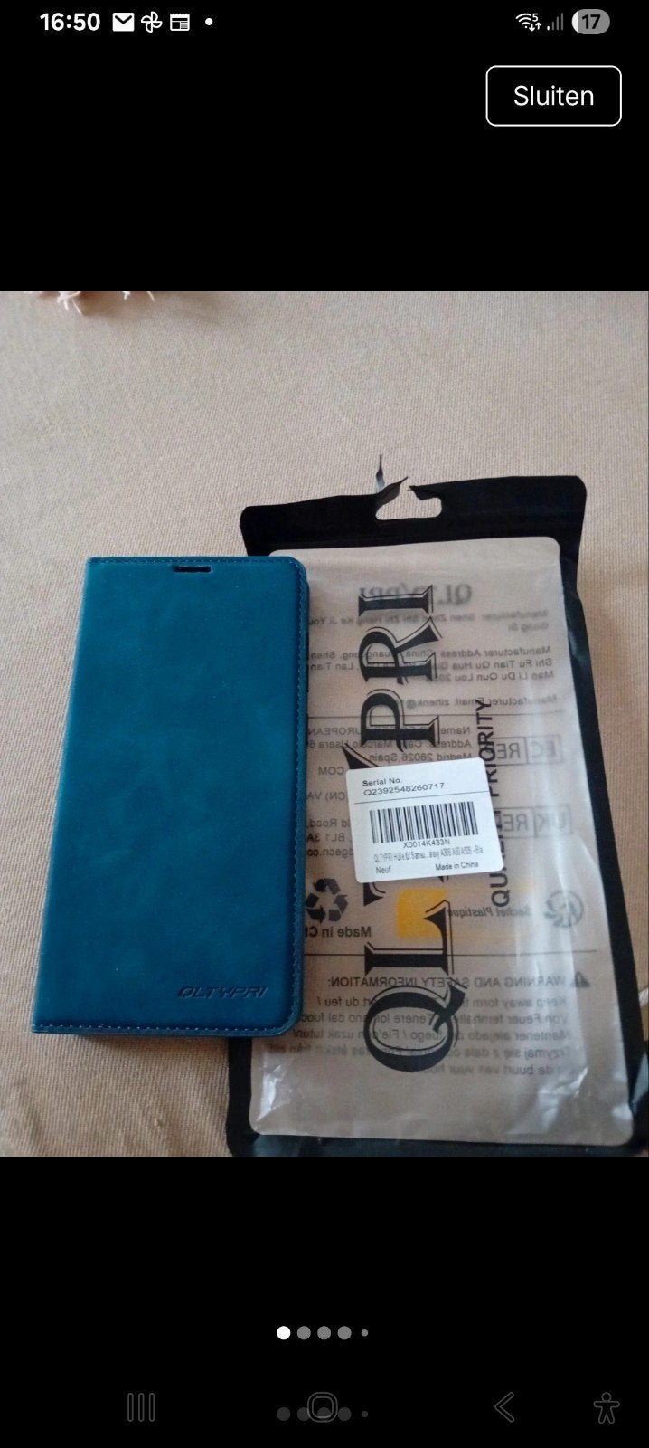 telefoon hoesje mapje