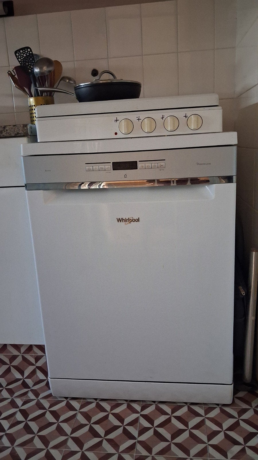 Whirlpool vaatwasser, Witgoed en Apparatuur, Ophalen, Minder dan 85 cm, 60 cm of meer, Zo goed als nieuw