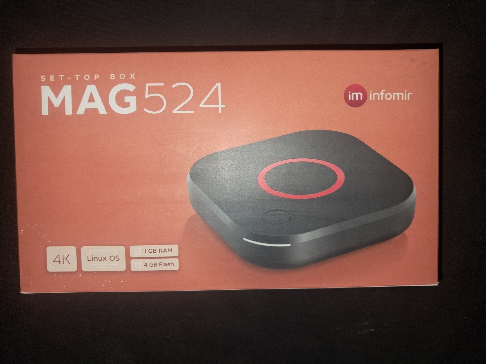MAG524 4K Linux OS Set-Top Box, Ophalen of Verzenden, Zo goed als nieuw, Decoder