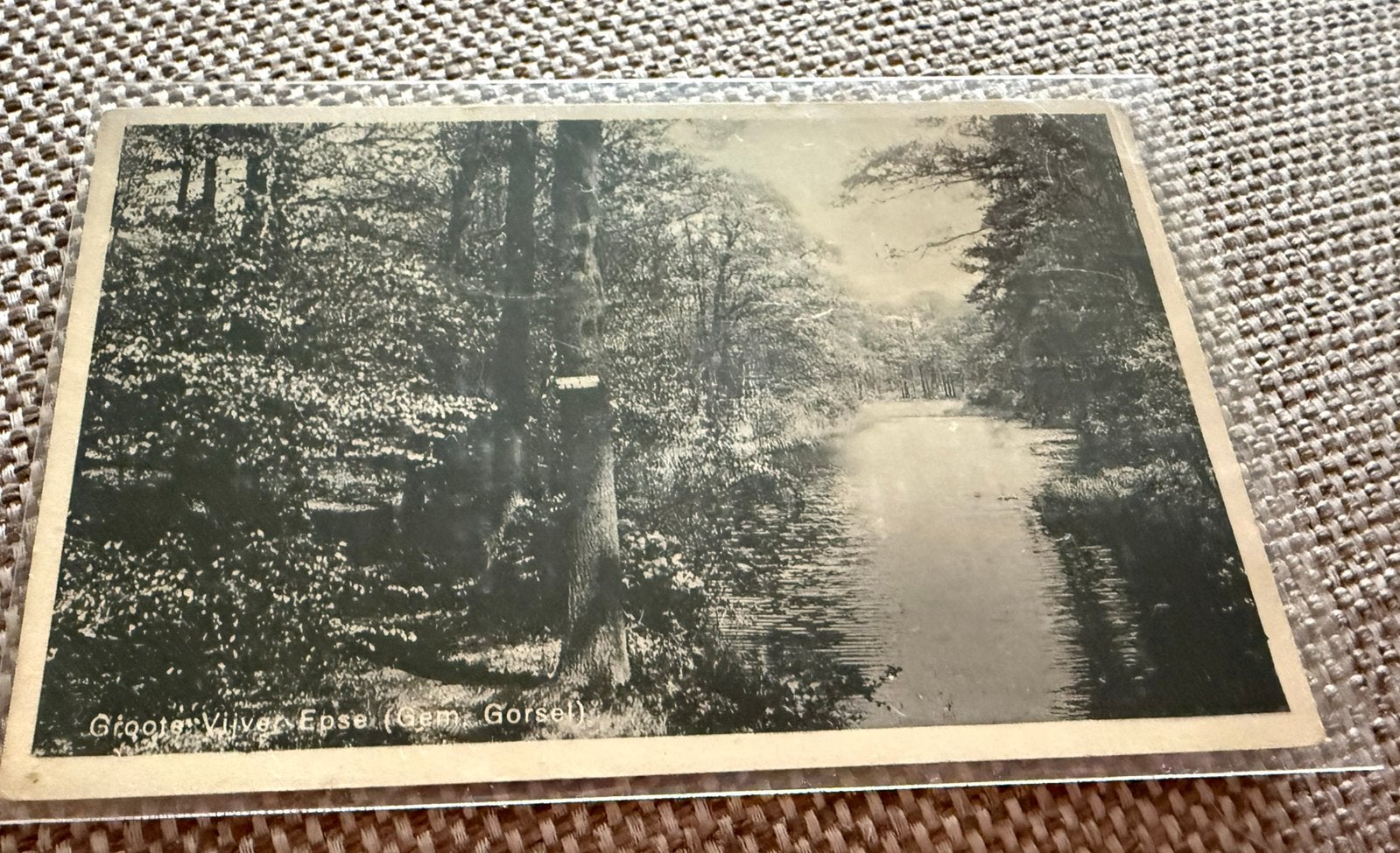 Ansichtkaart Epse groote vijver Gorssel, Ophalen of Verzenden, 1920 tot 1940, Overijssel