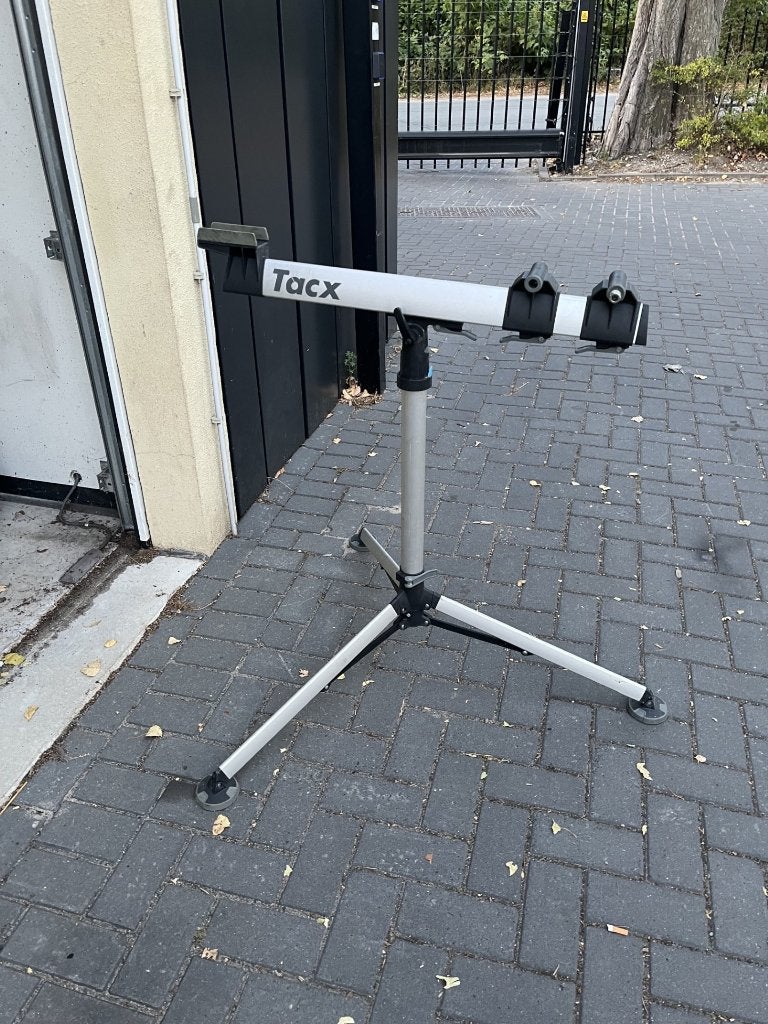 Tacx montage fiets standaard aluminium, Verzenden, Gebruikt, Overig gereedschap