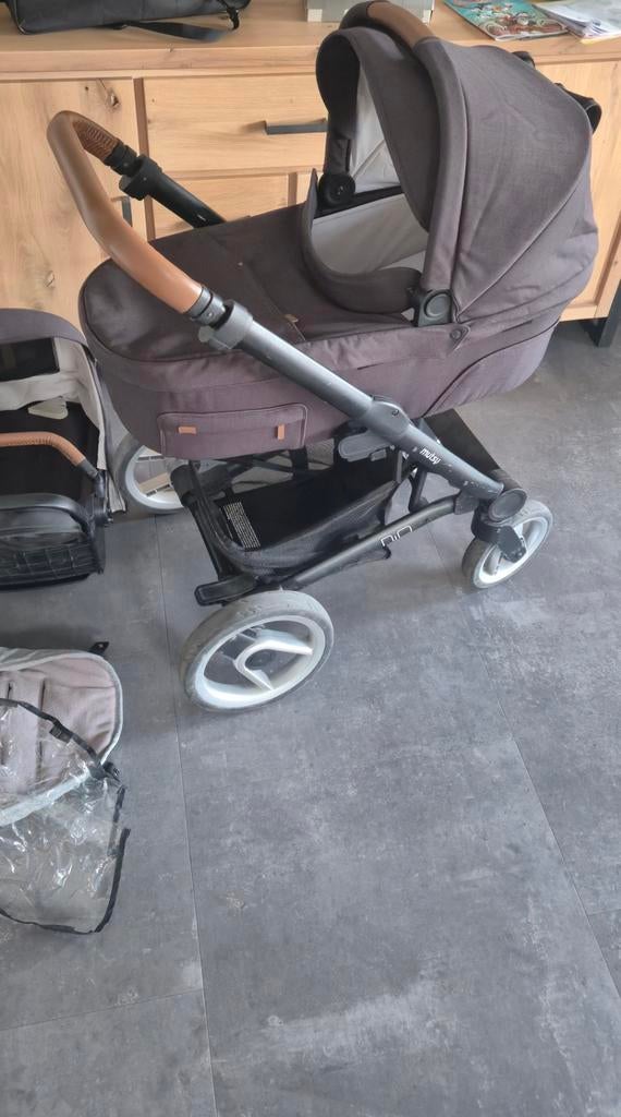 Mutsy Nio Combiwagen met accessoires, Ophalen, Gebruikt, Verstelbare duwstang, Combiwagen