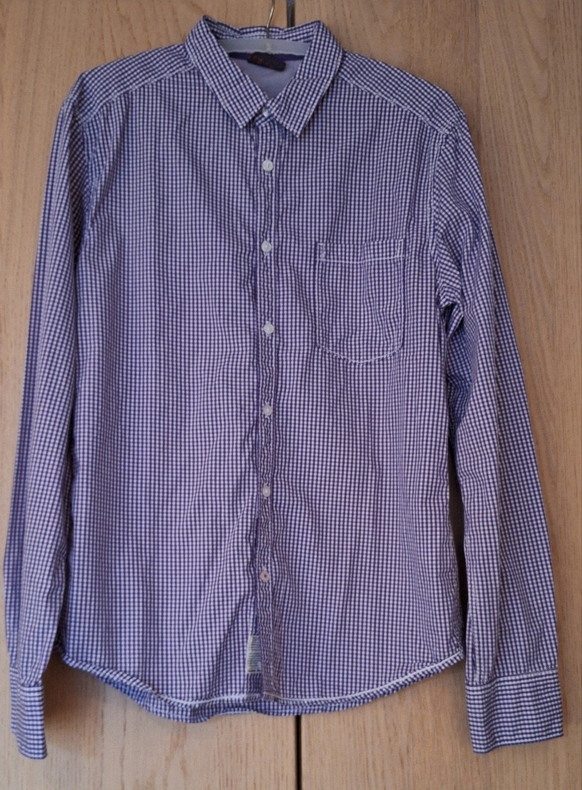 Esprit overhemd lange mouwen maat M, Paars, Zo goed als nieuw, Esprit, Halswijdte 39/40 (M)