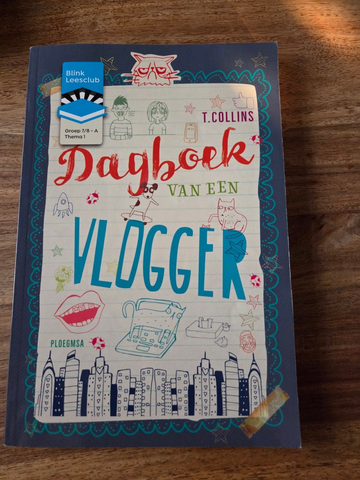 Dagboek van een Vlogger - T. Collins (Blink Leesclub), Boeken, Ophalen of Verzenden