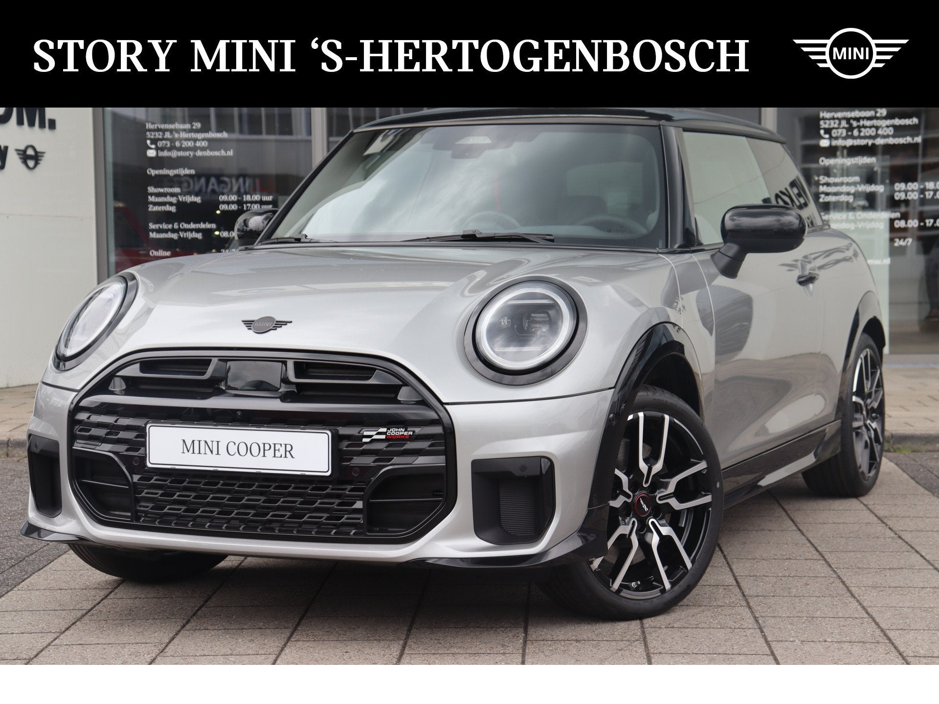 MINI Cooper S Automaat / JCW / Pakket XL / 18 inch JCW Lap S, Auto's, Mini, Stof, Elektrische stoelverstelling, 4 cilinders, 4 stoelen