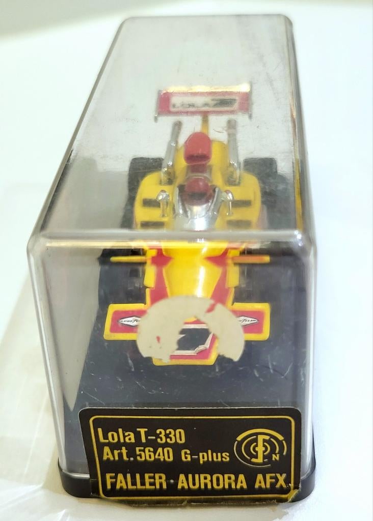 Faller Aurora AFX Lola T-330 F1 Raceauto ZGAN in origineel, Overige merken, Gebruikt, Onderdelen, Ophalen of Verzenden
