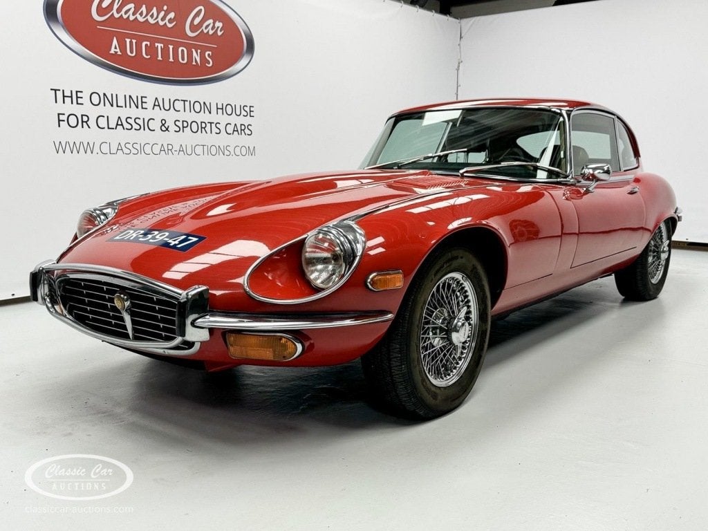 Jaguar E-TYPE V12 2+2  - ONLINE AUCTION, Auto's, Bedrijf, Handgeschakeld, 273 pk, 5343 cc