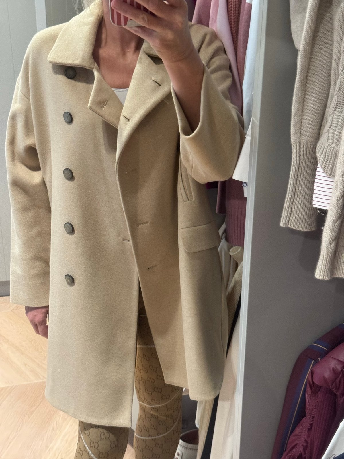 Pauw Amsterdam wollen jas - Nieuw, Verzenden, Nieuw, Maat 38/40 (M), Beige